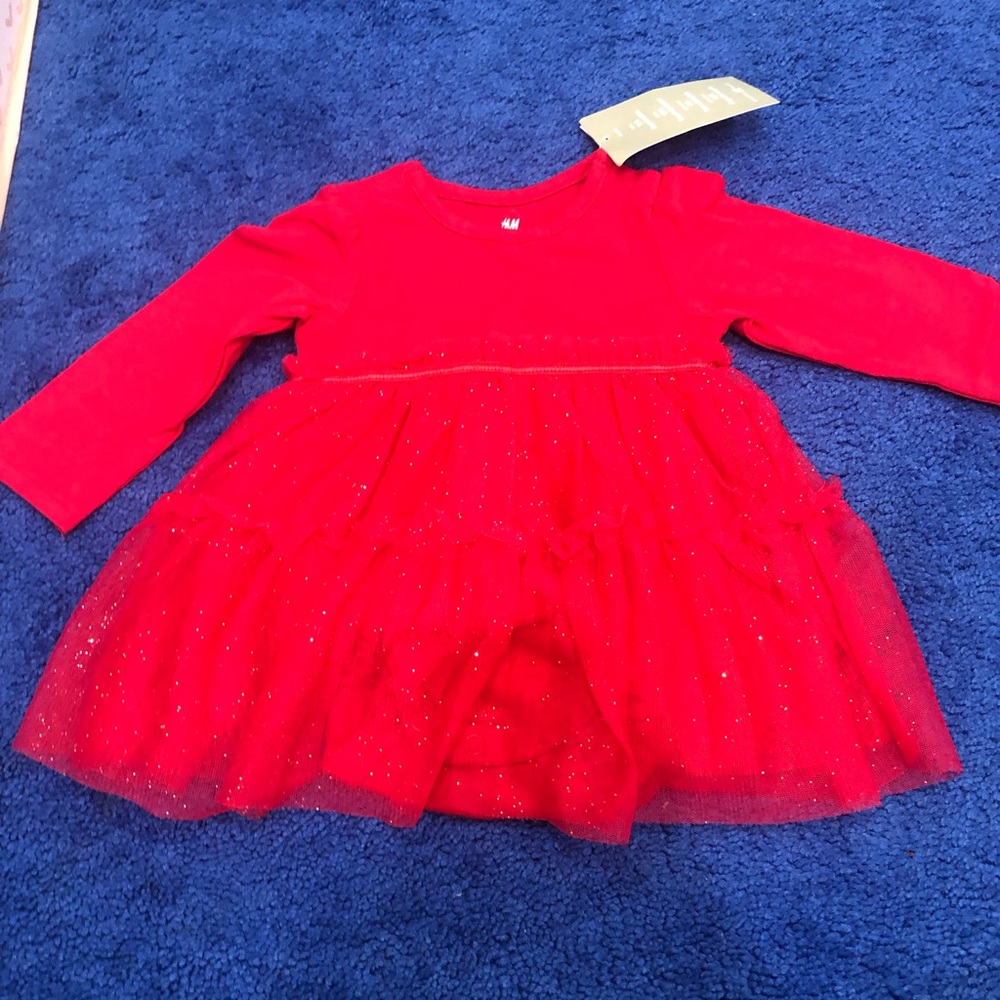 Tulle skirt jersey Christmas dress NWT